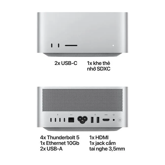 Mac Studio M5 Max 36GB/1TB màu Bạc – ảnh 4