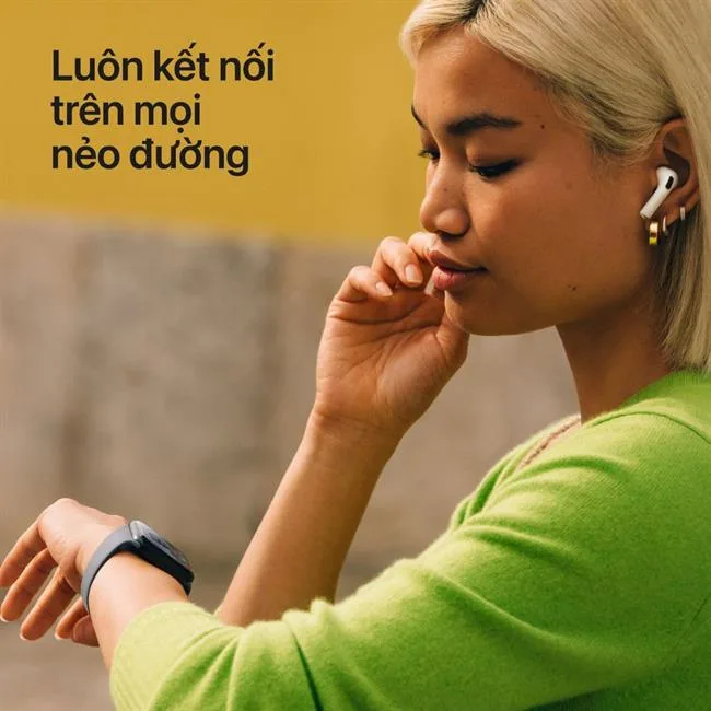Apple Watch SE 3 GPS + Cellular 40mm viền nhôm dây thể thao màu Trắng Starlight – ảnh 4