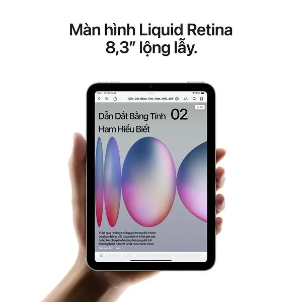 iPad mini 7 WiFi màu Đen - Xám – ảnh 5