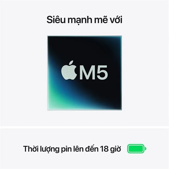 MacBook Air 15 inch M5 32GB/512GB màu Xanh da trời nhạt – ảnh 22
