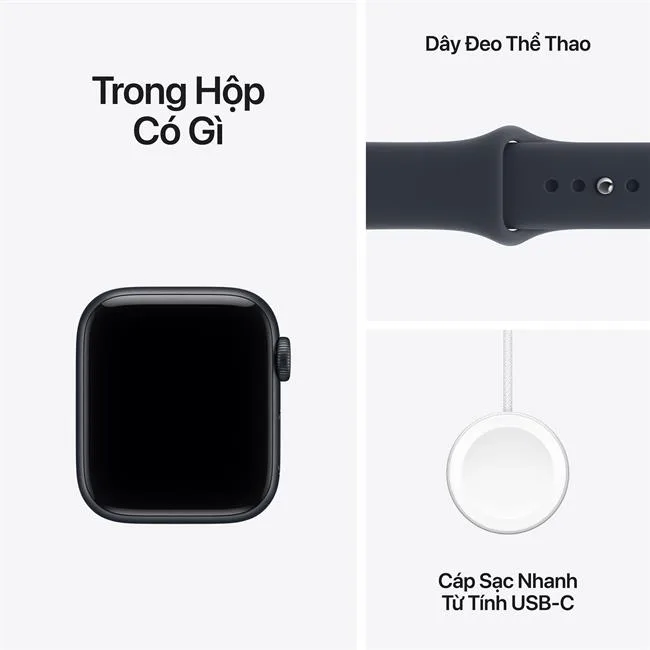 Apple Watch SE 3 GPS + Cellular 40mm viền nhôm dây thể thao 2026 màu Ghi đen – ảnh 17