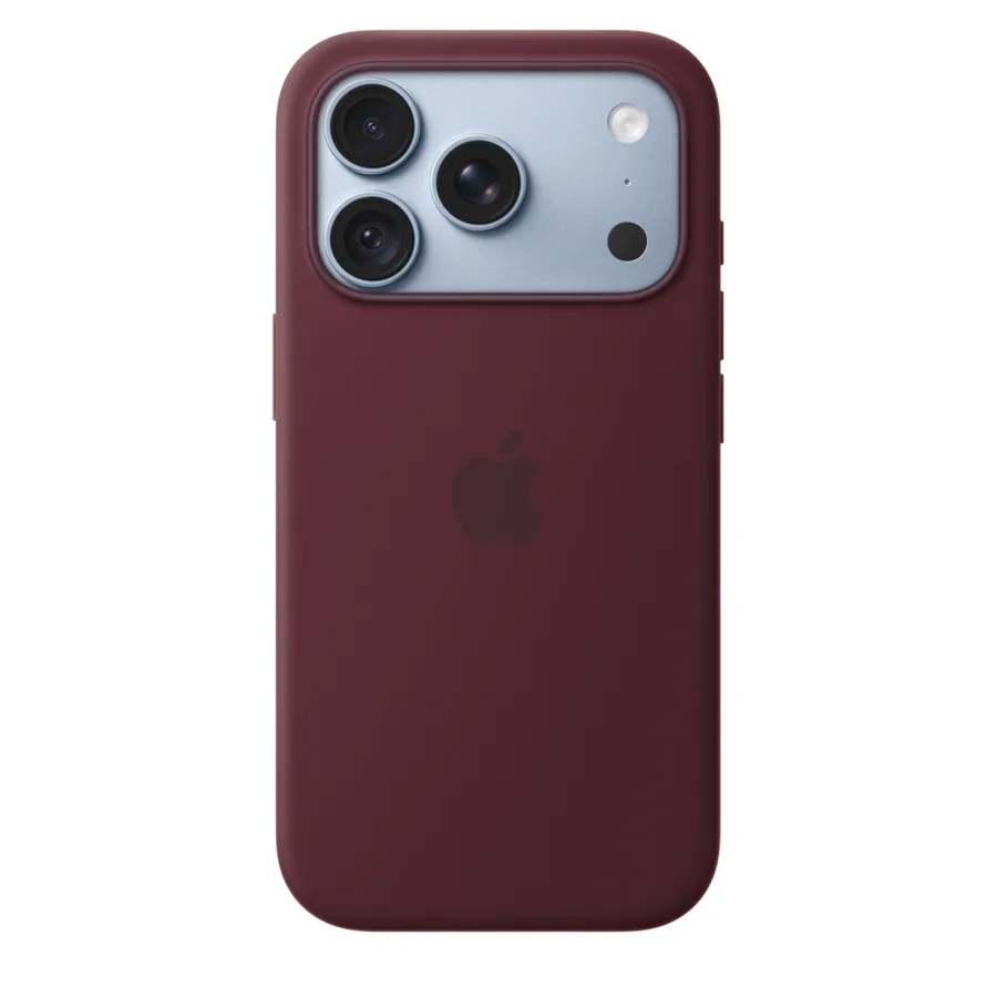 Ốp lưng MagSafe iPhone 18 Pro silicone Apple màu Đỏ Burgundy – ảnh 3