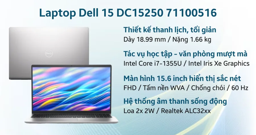 Dell 15 DC15250 71100516 - Bảo hành 2 năm – ảnh 8