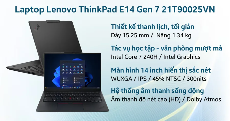Lenovo ThinkPad E14 Gen 7 21T90025VN – ảnh 9