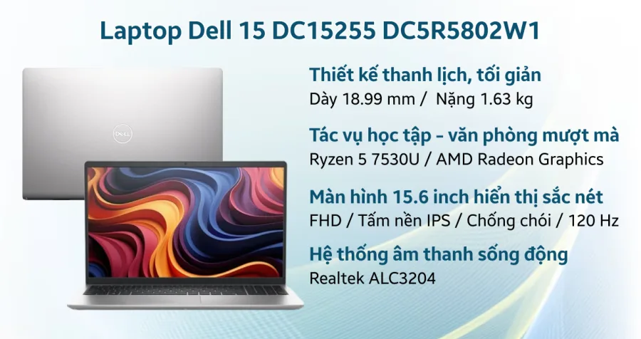 Dell 15 DC15255 DC5R5802W1 – ảnh 9