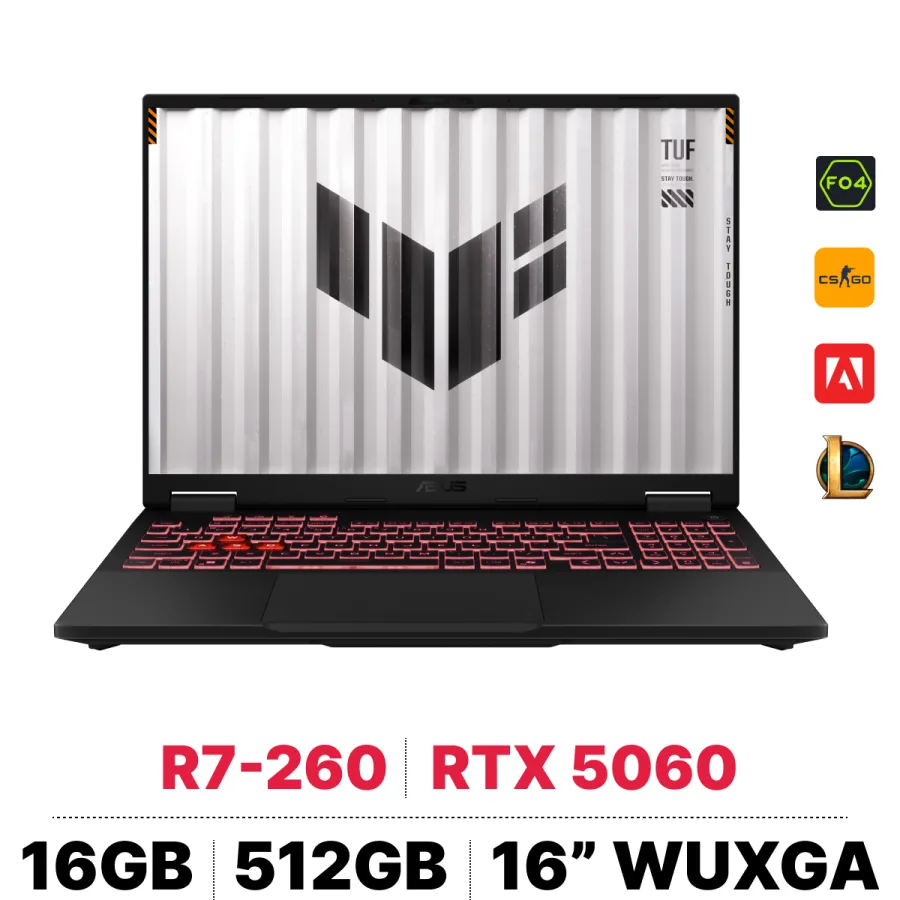 ASUS TUF Gaming A16 FA608UM‑RV266W – ảnh 1