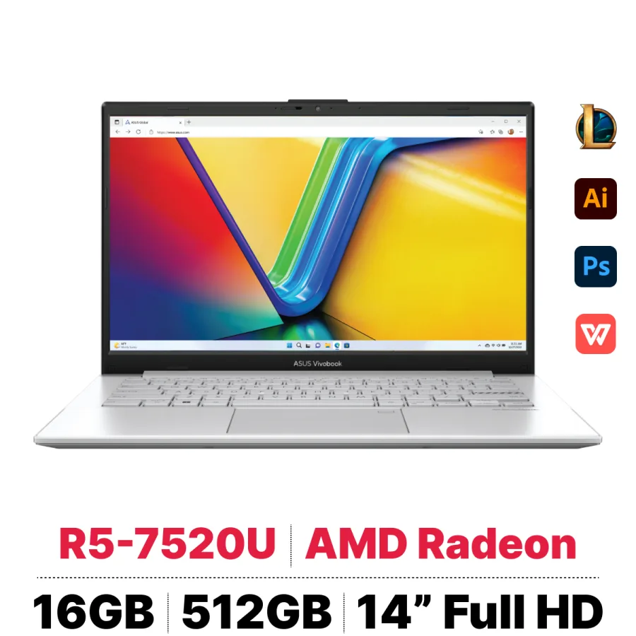 ASUS Vivobook Go 14 E1404FA-EB482W – ảnh 1