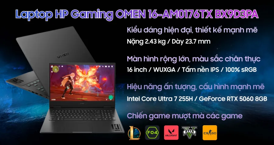 HP Gaming OMEN 16-AM0176TX BX9D3PA – ảnh 2