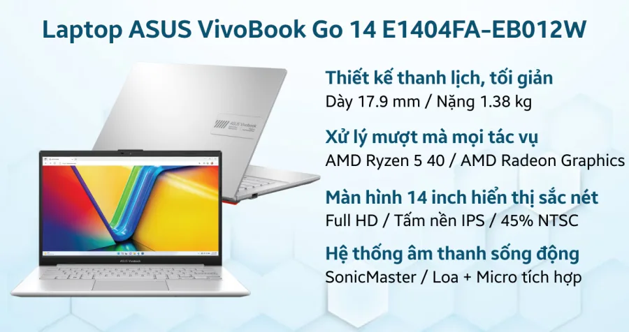 ASUS VivoBook Go 14 E1404FA-EB012W – ảnh 8