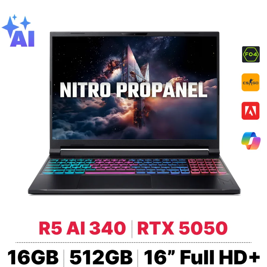 Acer Gaming Nitro ProPanel ANV16S-61-R0B8 – ảnh 1