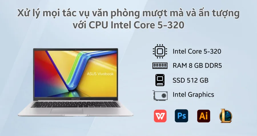 ASUS Vivobook 15 X1504MA-BQ632W – ảnh 9