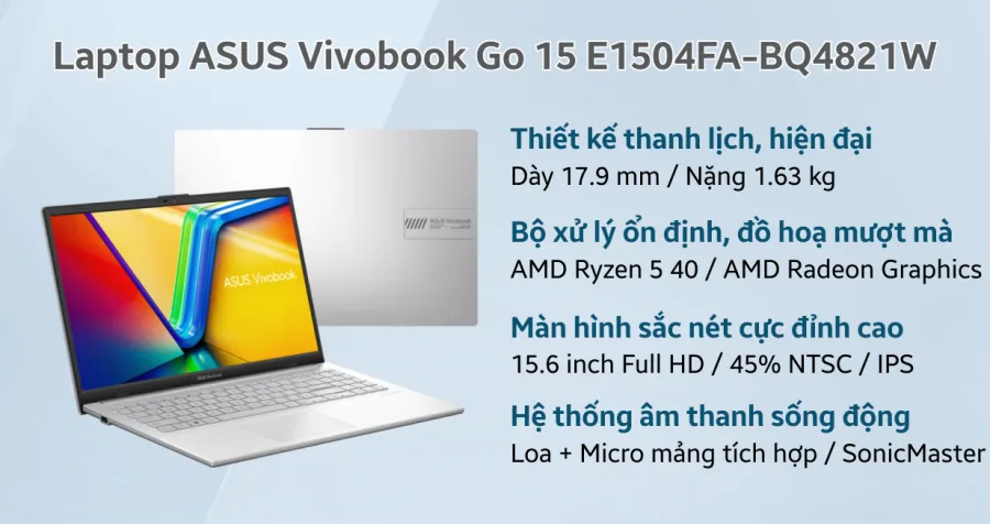 ASUS Vivobook Go 15 E1504FA-BQ4821W – ảnh 8