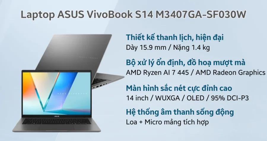 ASUS VivoBook S14 M3407GA-SF030W – ảnh 12
