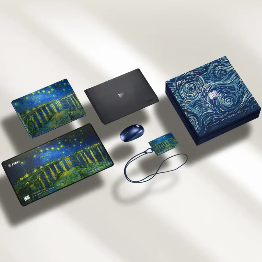 MSI Prestige 14 Flip AI+ Vincent van Gogh Edition - Starry Night Over the Rhône 14T234-260VN – ảnh 7