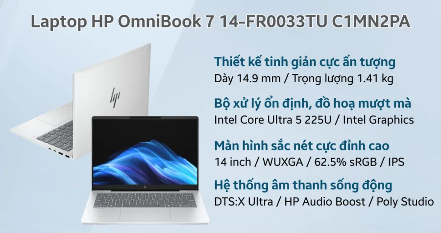 HP OmniBook 7 14-FR0033TU C1MN2PA – ảnh 7