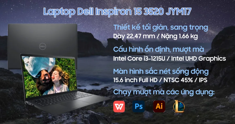 Dell Inspiron 15 3520 JYM17 – ảnh 10