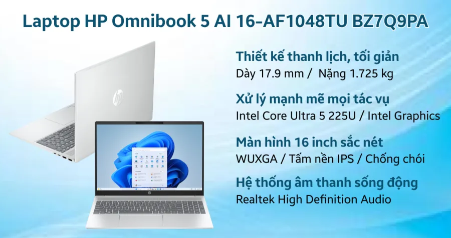 HP Omnibook 5 AI 16-AF1048TU BZ7Q9PA – ảnh 6