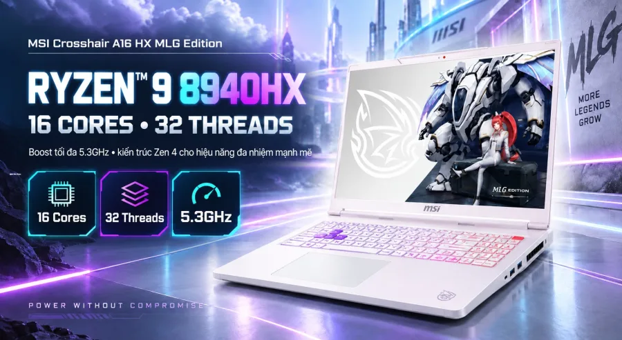 MSI Crosshair A16 HX MLG Edition E8WFK-067VN – ảnh 2