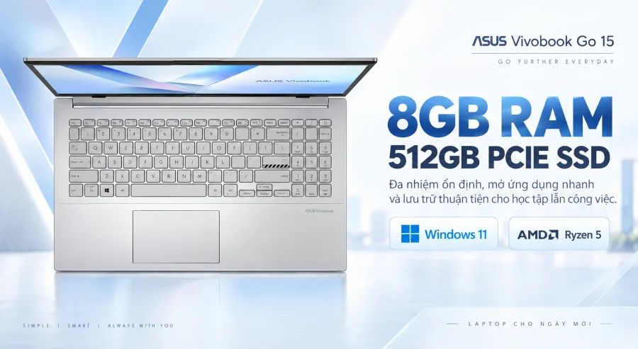 ASUS Vivobook Go 15 E1504FA-BQ5943W – ảnh 3