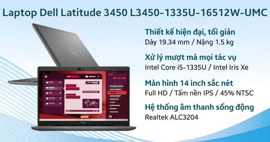 Dell Latitude 3450 L3450-1335U-16512W-UMC – ảnh 6