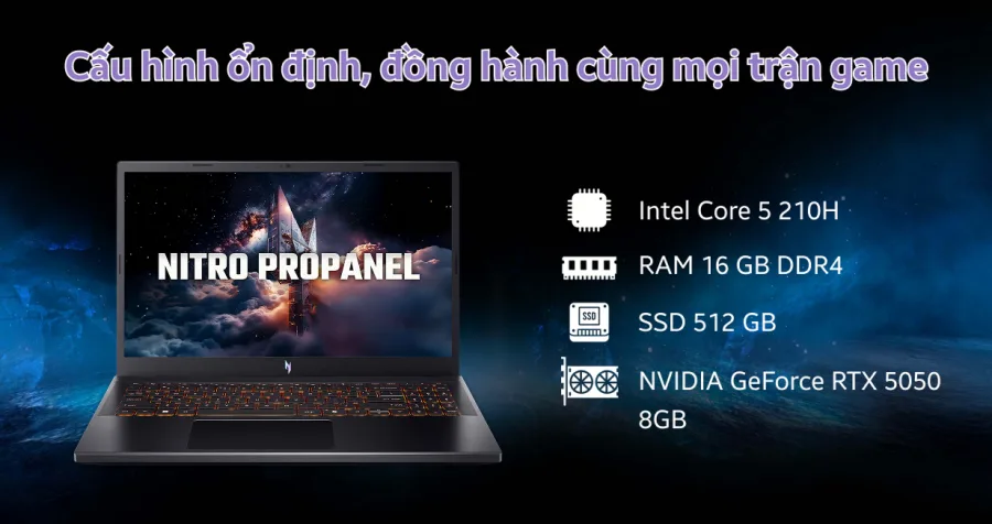Acer Gaming Nitro ProPanel ANV15-52-59RR – ảnh 3