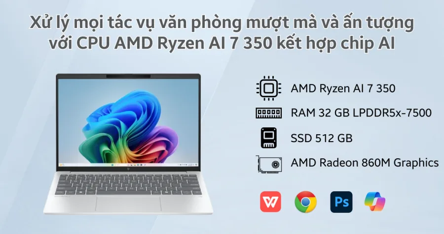 HP Omnibook 7 Aero 13-BG1083AU BZ7R9PA – ảnh 8