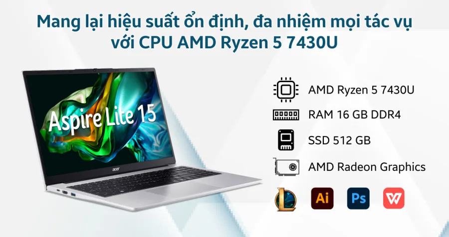 Acer Aspire Lite 15 AL15-42P-R8E6 – ảnh 12
