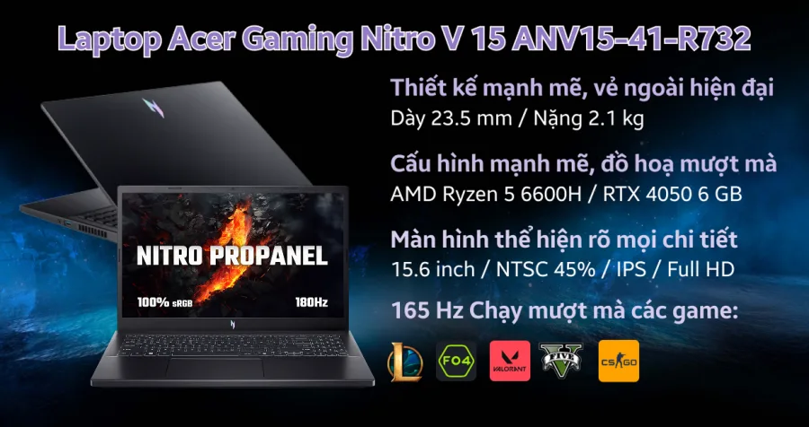 Acer Gaming Nitro V 15 ANV15-41-R732 – ảnh 2