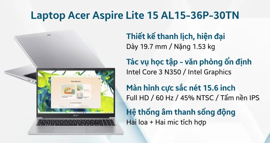 Acer Aspire Lite 15 AL15-36P-30TN – ảnh 2
