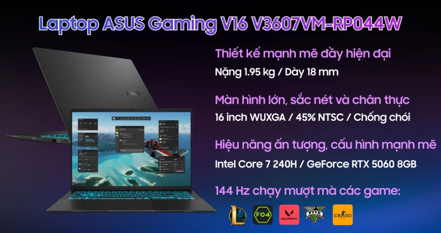 ASUS Gaming V16 V3607VM-RP044W – ảnh 10