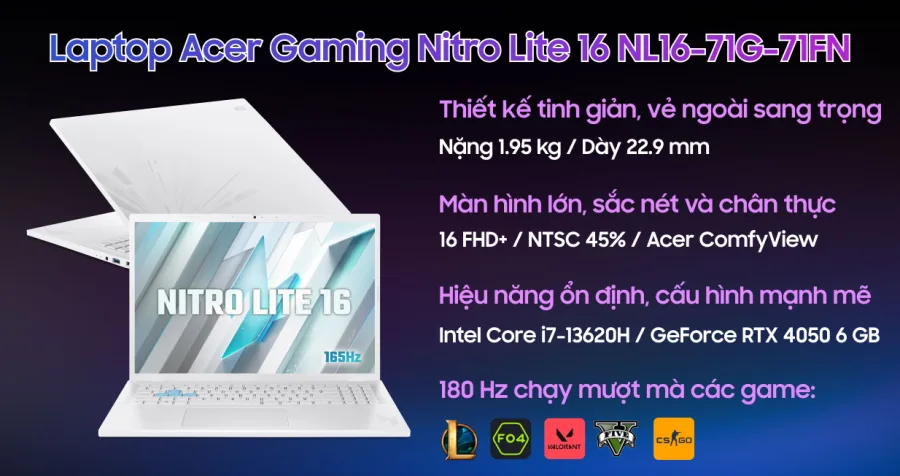 Acer Gaming Nitro Lite 16 NL16-71G-71FN – ảnh 12