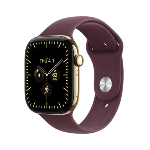 Apple Watch Series 12 GPS + Cellular 46mm viền Titanium dây silicone