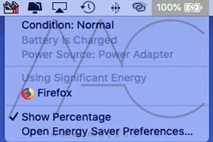 Kiểm tra ứng dụng sử dụng nhiều pin trên macbook
