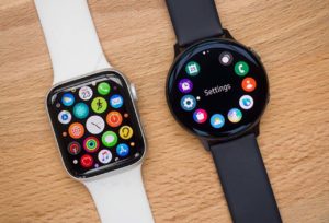 So sánh Apple Watch Series 5 vs Galaxy Watch Active 2
