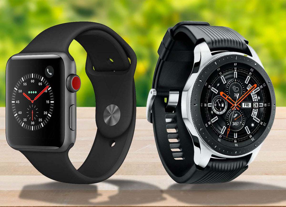 So sánh apple watch series 4 và samsung galaxy watch