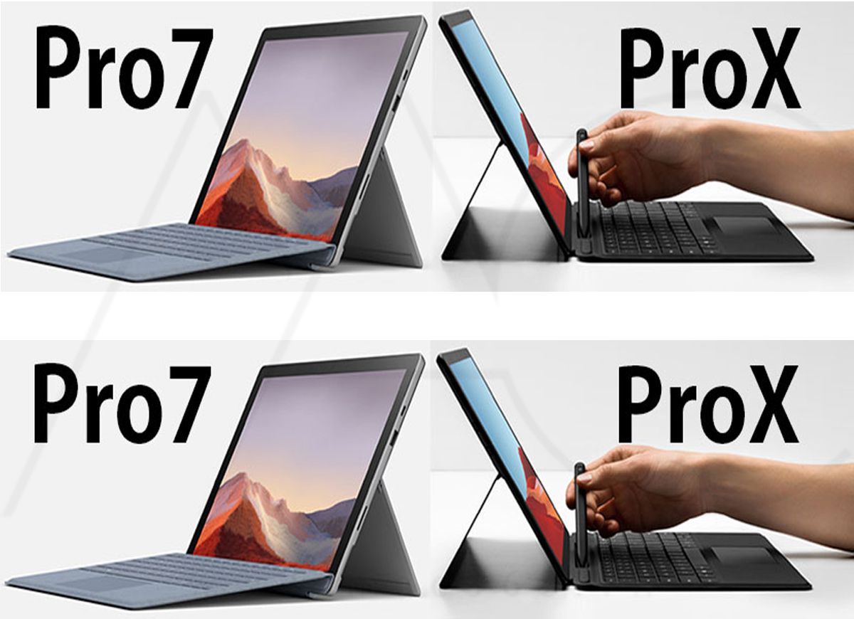 So sánh surface pro 7 và surface pro x - cái nào tốt hơn?