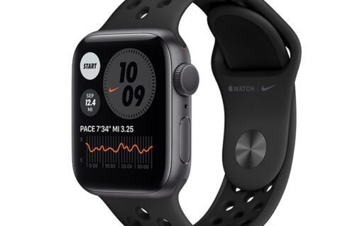 Apple watch nike s6 gps space gray aluminum case with anthracite black sport band 1