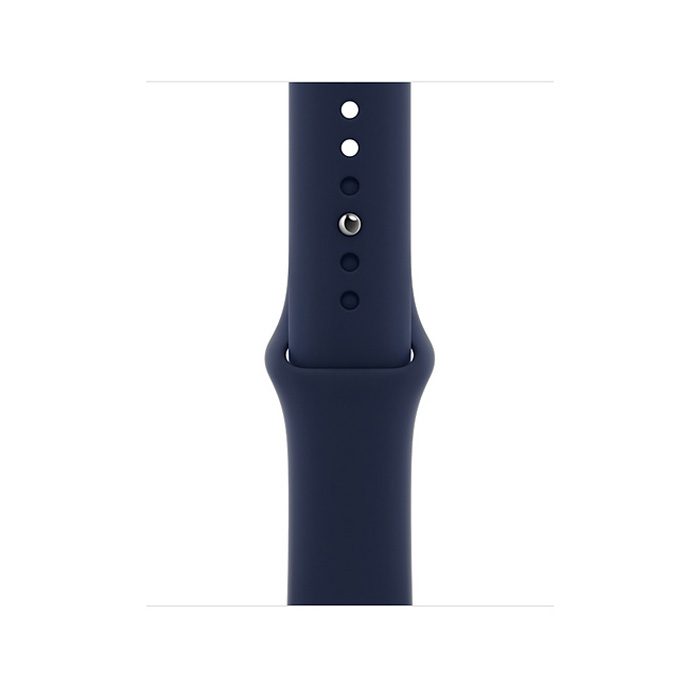 Apple watch s6 blue aluminum deep navy sport band 3