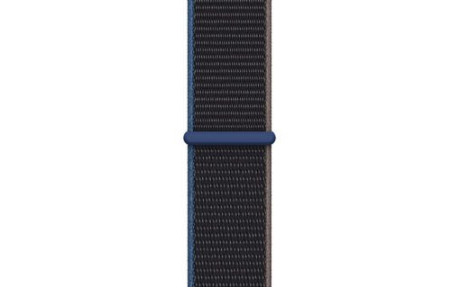 Apple watch s6 gps silver aluminum case with charcoal sport loop 3