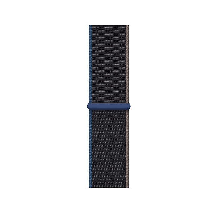 Apple watch s6 gps silver aluminum case with charcoal sport loop 3