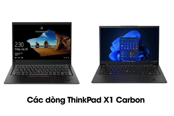 Các dòng ThinkPad X1 Carbon đang được bán chạy hiện nay