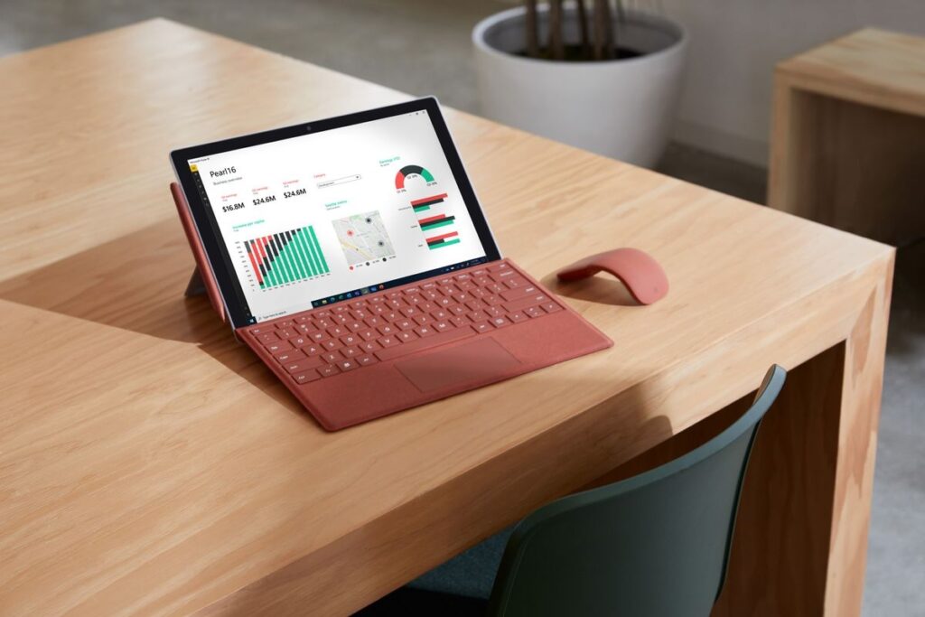 Surface Pro 7 có thời lượng sử dụng pin cao